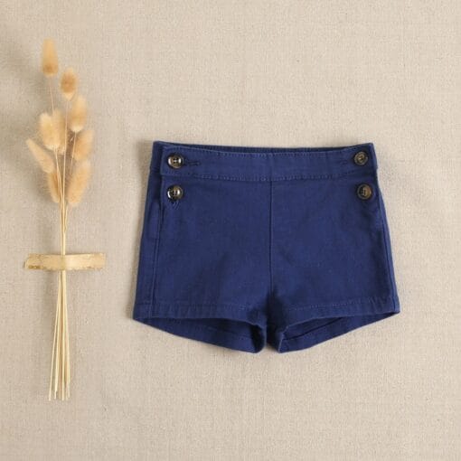 SHORT DE BEBE NIÑO MARINO