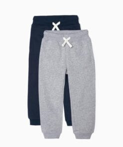 PACK 2 PATAS CHANDAL ZIPPY MARINO Y GRIS
