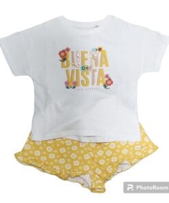 CONJUNTO BUENA VIDA AMARILLO NIÑA ZIPPY