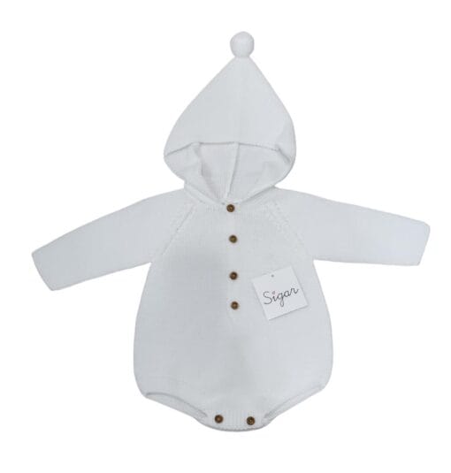 PELELE BLANCO CON CAPUCHA SIGAR