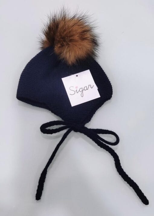 GORRO POMPOM MARINO SIGAR