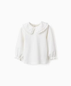 CAMISETA CUELLO BEBE BLANCA ZIPPY