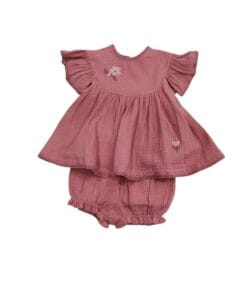 VESTIDO CON BRAGUITA BEBE CORAL ZIPPY