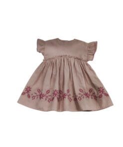 VESTIDO ROSA BORDADO BEBE ZIPPY