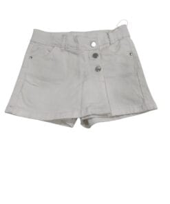 FALDA PANTALON VAQUERA BLANCA ZIPPY