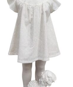 VESTIDO BORDADO BEIGE BEBE ZIPPY