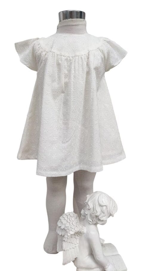 VESTIDO BORDADO BEIGE BEBE ZIPPY