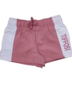 SHORT NIÑA TIFFOSI ROSA Y BLANCO