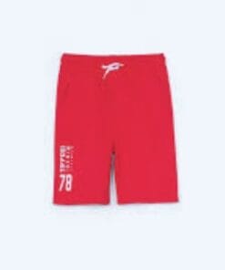 BERMUDA NIÑO TIFFOSI ALGODON ROJO