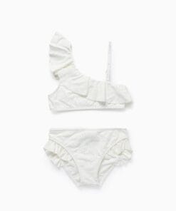 BIKINI BLANCO PERFORADO NIÑA ZIPPY