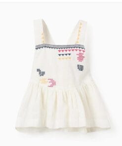 TOP ETNICO BEIGE NIÑA ZIPPY