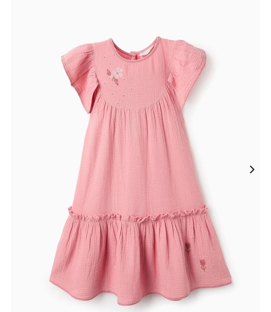 VESTIDO CORAL MIDI ZIPPY