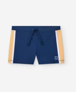 BAÑADOR BOXER MARINO Y AMARILLO