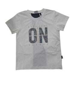 CAMISETA BLANCA DETALLES MARINO ATIVO