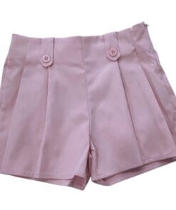 PANTALON CORTO CON TABLAS ROSA ATIVO