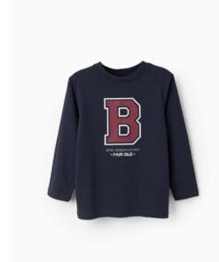 camiseta niño letra b