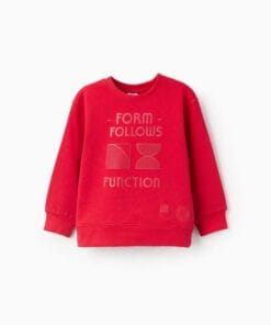 sudadera roja niño