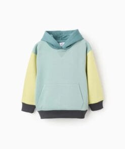 sudadera tricolor verde