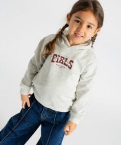 sudadera bebe niña gris