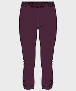 leggins burdeos